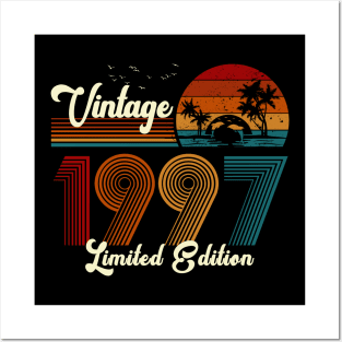 Vintage 1997 Shirt Limited Edition 23rd Birthday Gift Posters and Art